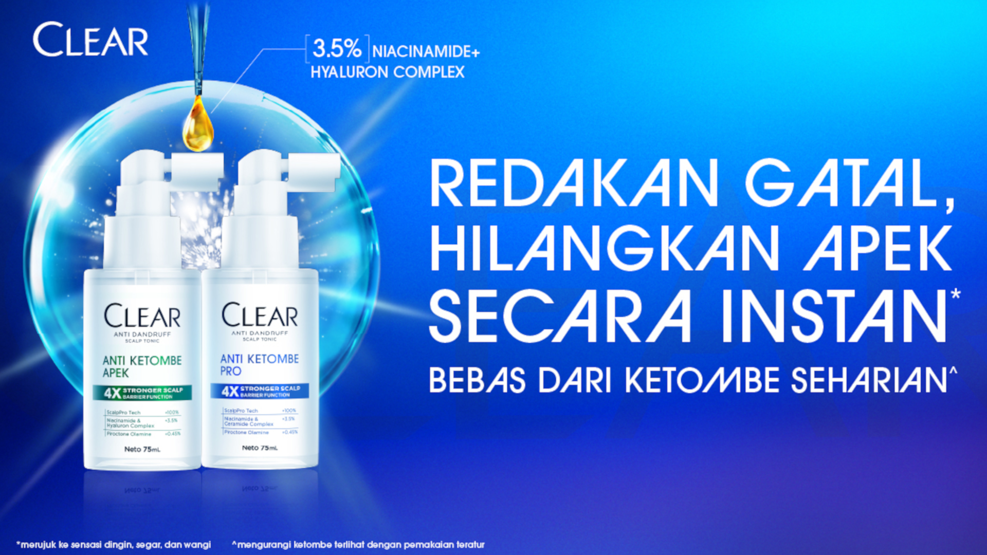 CLEAR’s cutting-edge ScalpPro Tech™ technology 