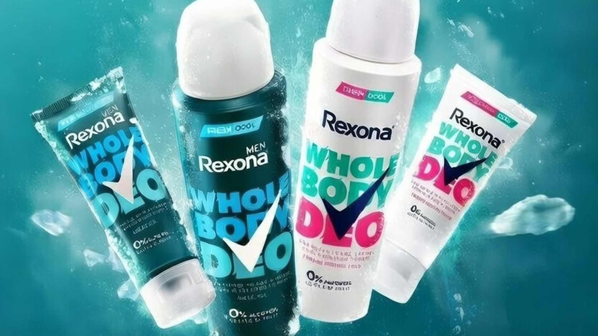 Rexona whold body deo range
