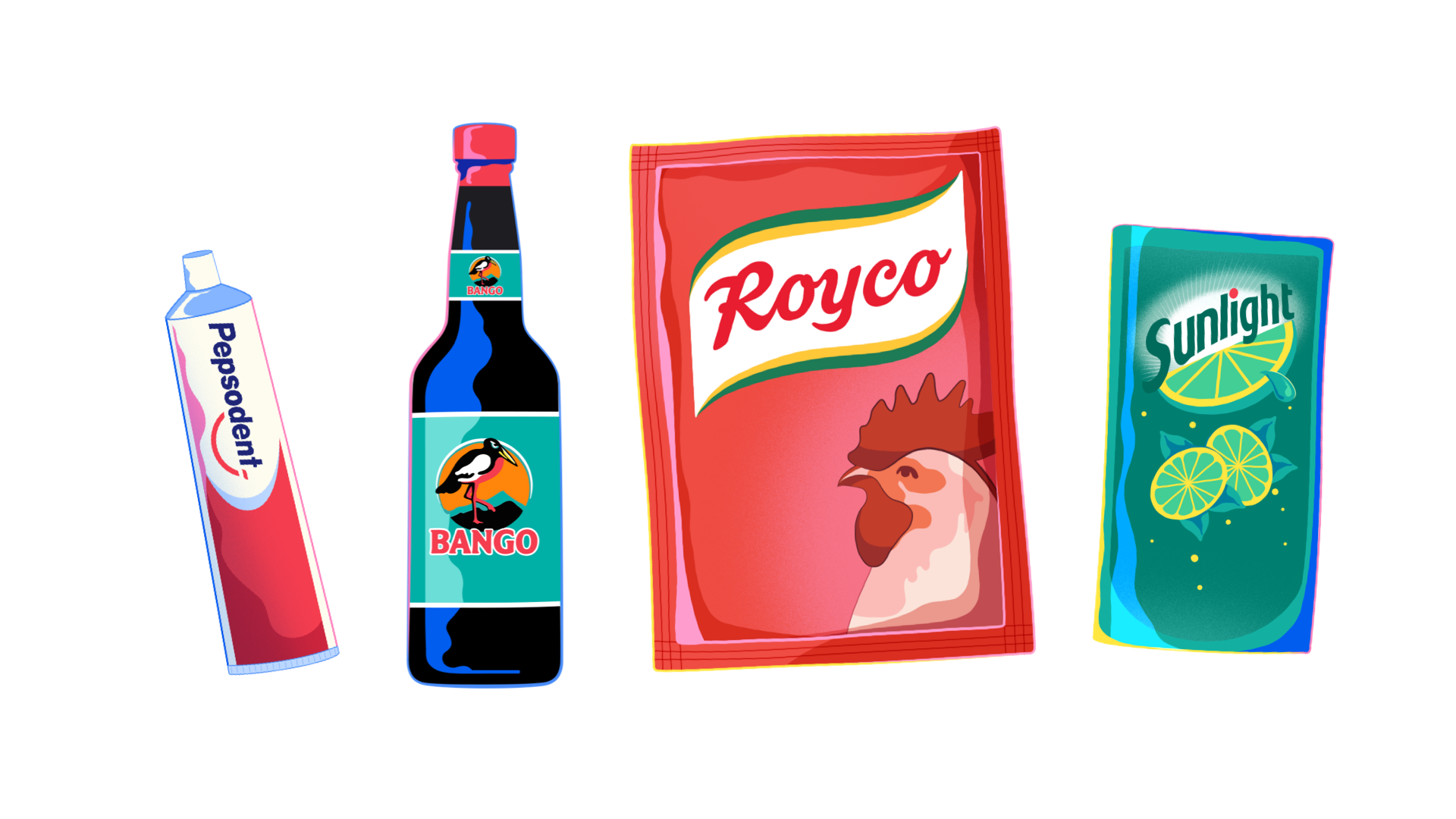 A selection of Unilever products