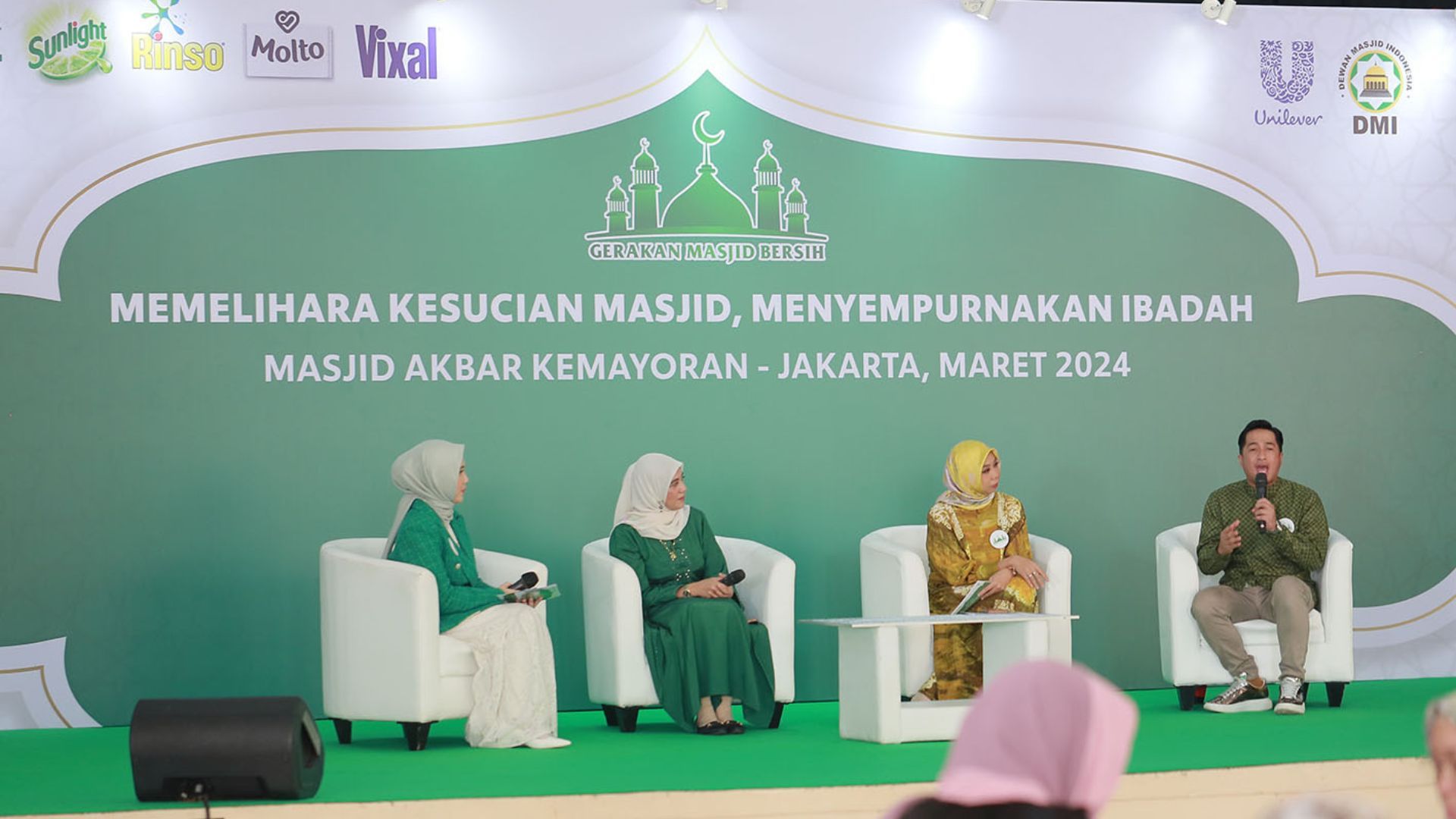 Talkshow to educate volunteers and the wider community on the importance of jointly maintaining and cleaning public facilities