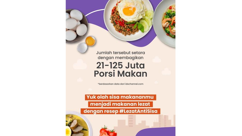 Kurangi sisa makanan untuk lingkungan yang lebih lestari 