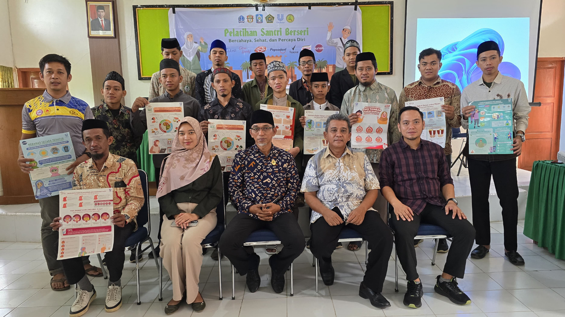 Implementation of the "Santri Berseri 2024" program in various parts of Indonesia