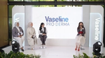 A talk show segment during the press conference for the launch of the innovation “Vaseline Pro Derma”